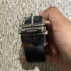 Coach Double Sided Leather Belt - Size 42